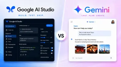 Google AI Studio en Gemini App: wat zijn de verschillen?