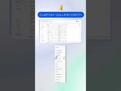 Power BI: nieuwe optie voor aangepaste kolombreedtes in mei 2026