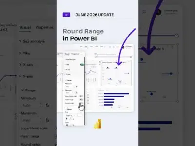 Power BI: nieuwe Round Range optie in juni 2026 update