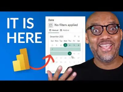 Power BI: nieuwe datumselector vereenvoudigt werkprocessen