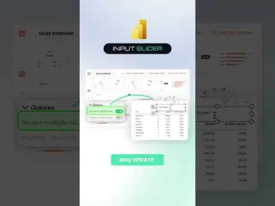 Power BI: nieuwe make-over voor Input Slicer in mei-update