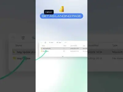 Power BI: update maakt instellen startpagina mogelijk