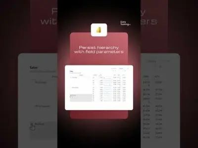 Hiërarchie behouden met veldparameters in Power BI | Update januari 2026