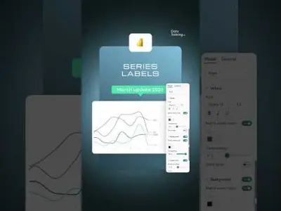 Leiderslijnen voor serieslabels in Power BI maart 2026 🤩