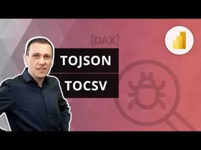DAX-variabelen debuggen met TOJSON en TOCSV
