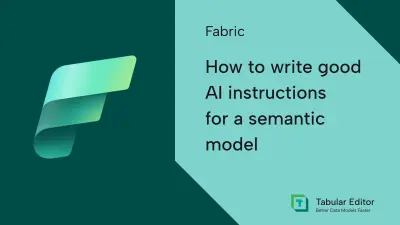 Goede AI-instructies schrijven voor semantische modellen
