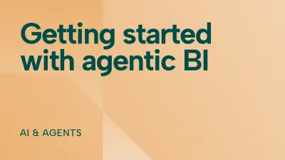 Business Intelligence: start met agentic development