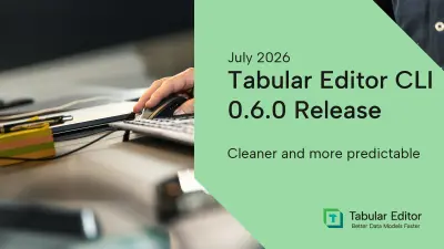 Tabular Editor CLI: release 0.6.0