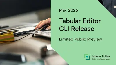 Tabular Editor CLI: beperkte publieke preview aangekondigd