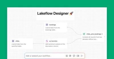 Lakeflow Designer: publieke preview aangekondigd