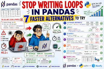 Stop met loops schrijven in Pandas: 7 snellere alternatieven