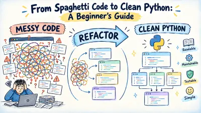Python: van ingewikkelde code naar schone structuur voor beginners